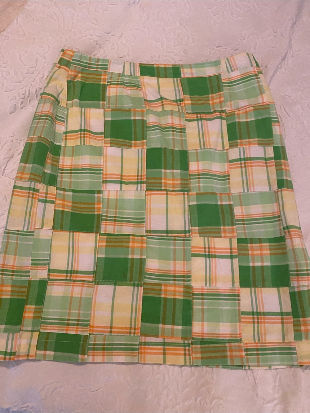 Cape Madras cotton skirt